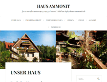 Tablet Screenshot of haus-ammonit.de